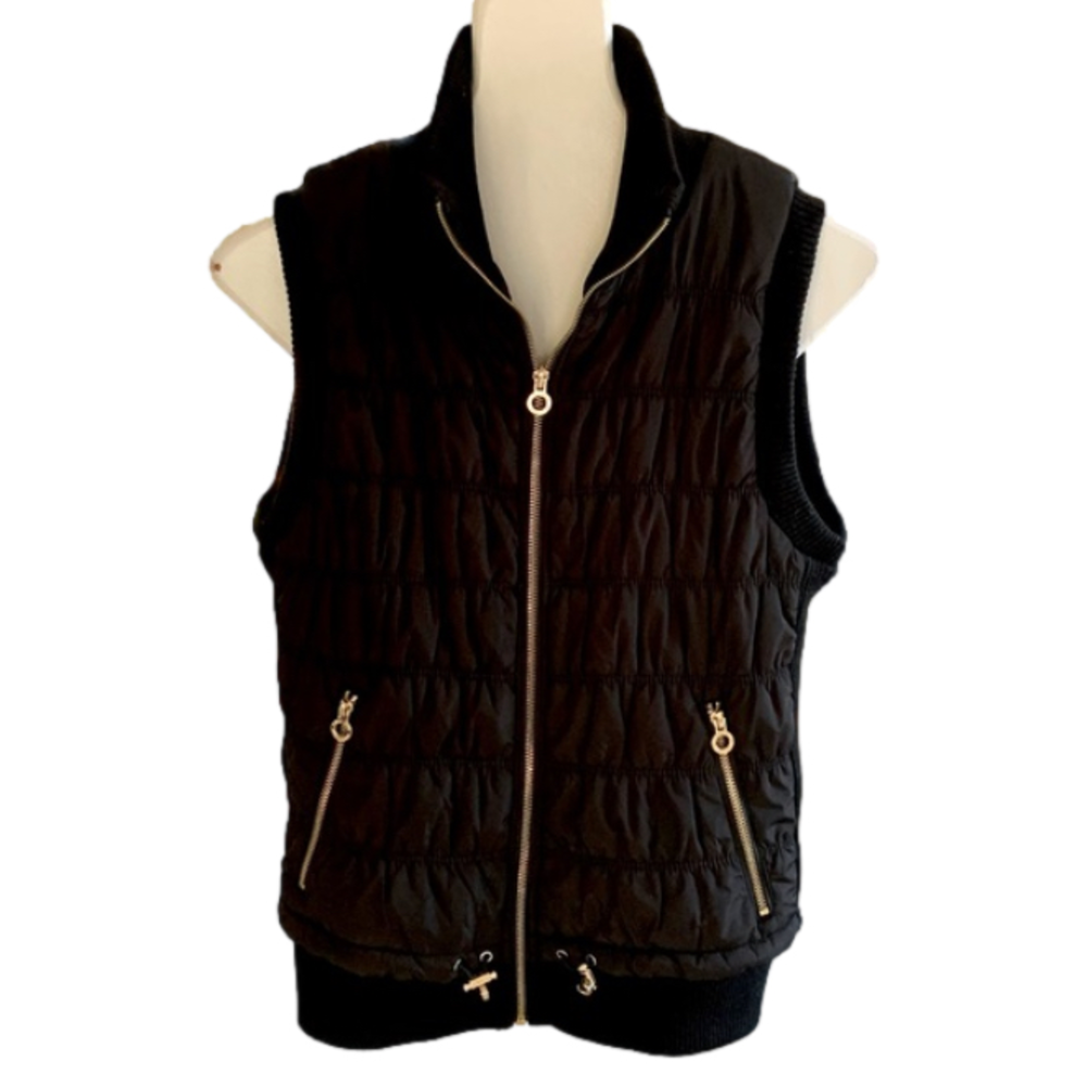 Calvin Klein Quilted Black Performance Vest